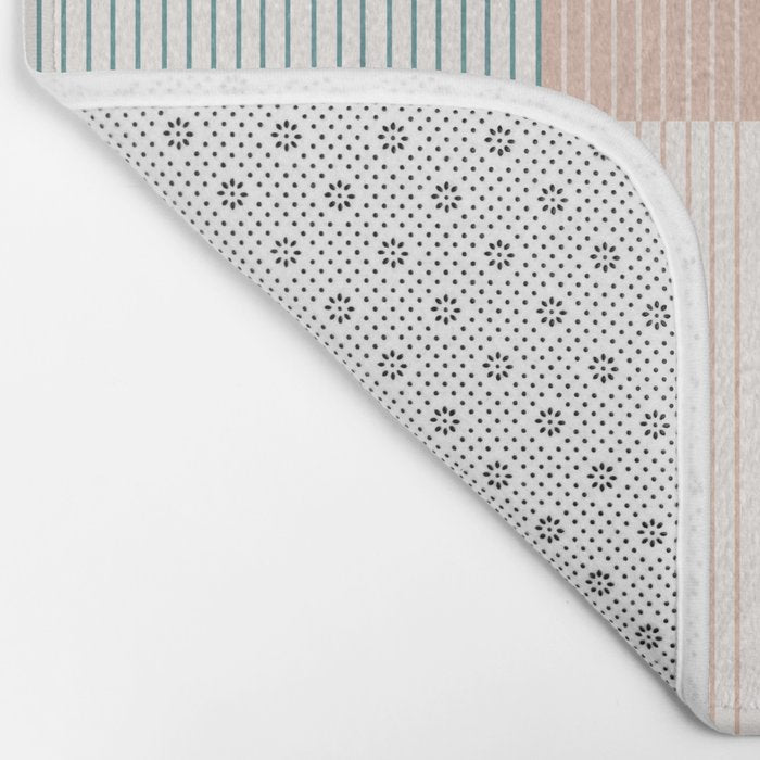 Color Block Line Pattern XIII Bath Mat Gallery Image 2