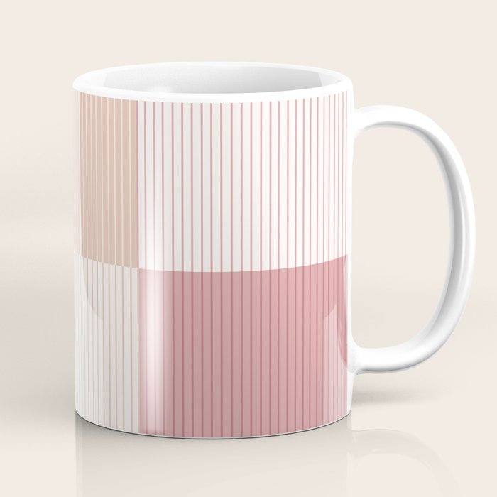 Color Block Line Pattern XIII Coffee Mug Gallery Image 1