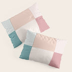 Color Block Line Pattern XIII Pillow Sham Gallery Image 3