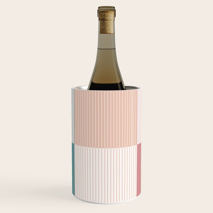 Color Block Line Pattern XIII Wine Chiller Gallery Image 1