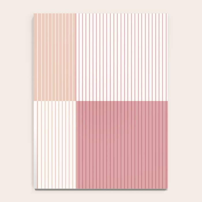 Color Block Line Pattern XIII Notebook Gallery Image 4