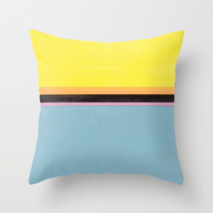 stripe study 14 Throw Pillow Gallery Image 1