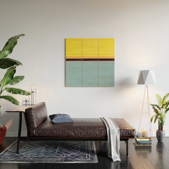 stripe study 14 Wood Wall Art Gallery Image 2