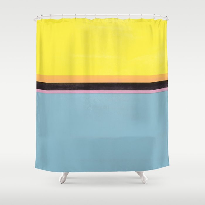 stripe study 14 Shower Curtain Gallery Image 1