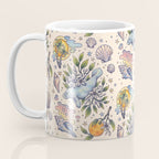 Orange Blossom Manatee | Ocean Nature Art Coffee Mug Gallery Image 3