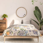 Orange Blossom Manatee | Ocean Nature Art Comforter Gallery Image 3