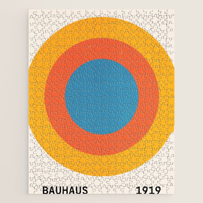 Bauhaus Circles: 1919 Exhibition Jigsaw Puzzle Gallery Image 1