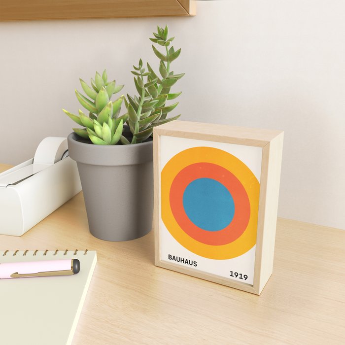 Bauhaus Circles: 1919 Exhibition Mini Art Print Gallery Image 2