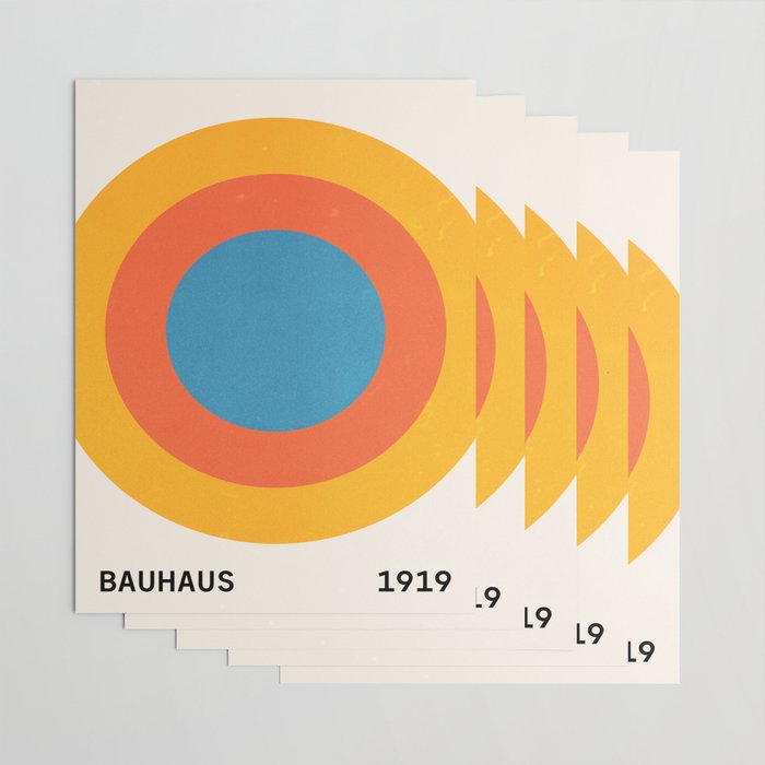 Bauhaus Circles: 1919 Exhibition Wrapping Paper Gallery Image 3