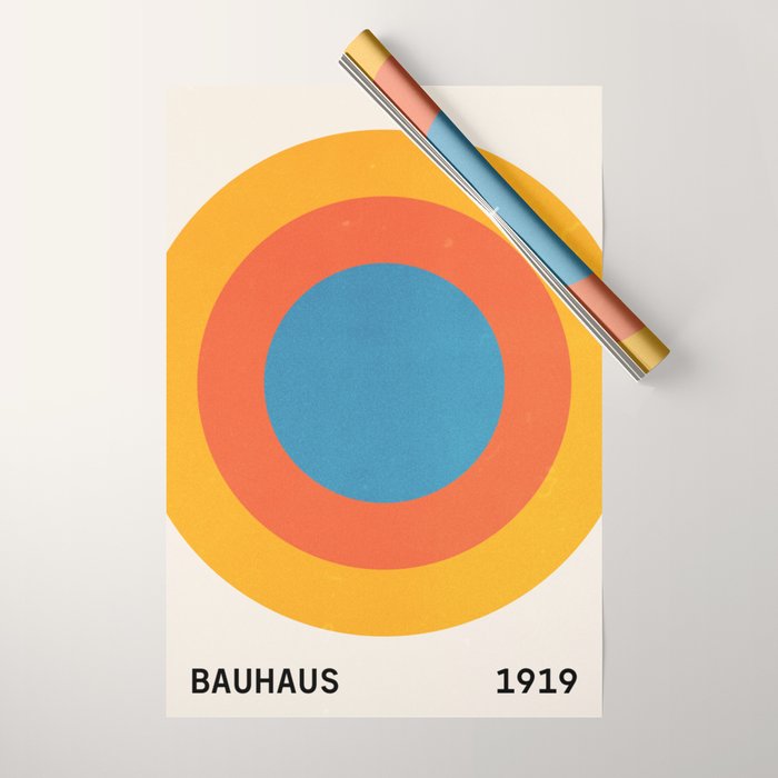 Bauhaus Circles: 1919 Exhibition Wrapping Paper Gallery Image 1