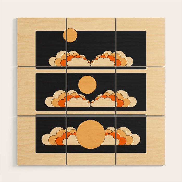 Moonrise Wood Wall Art Gallery Image 1