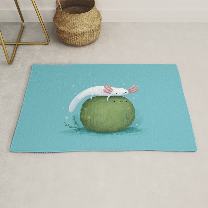 Axolotl on a Mossball Rug Gallery Image 1