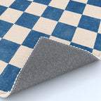 CHECKER - 001 - Cobalt Rug Gallery Image 4