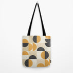Mid century modern halfmoon pattern Tote Bag Gallery Image 2