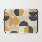 Mid century modern halfmoon pattern Laptop Sleeve Gallery Image 1