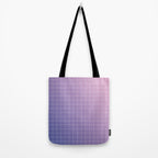 purple / pink - grid Tote Bag Gallery Image 2