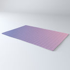 purple / pink - grid Rug Gallery Image 3