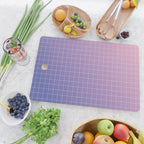 purple / pink - grid Cutting Board Gallery Image 2