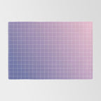 purple / pink - grid Rug Gallery Image 2