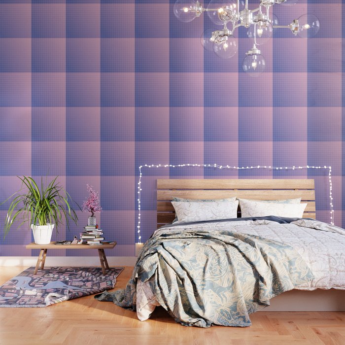 purple / pink - grid Wallpaper Gallery Image 1