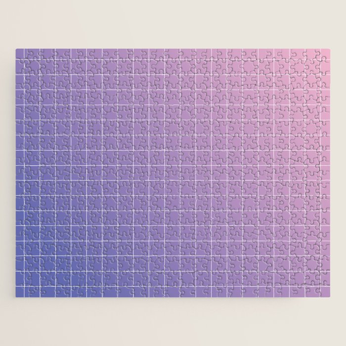 purple / pink - grid Jigsaw Puzzle Gallery Image 1