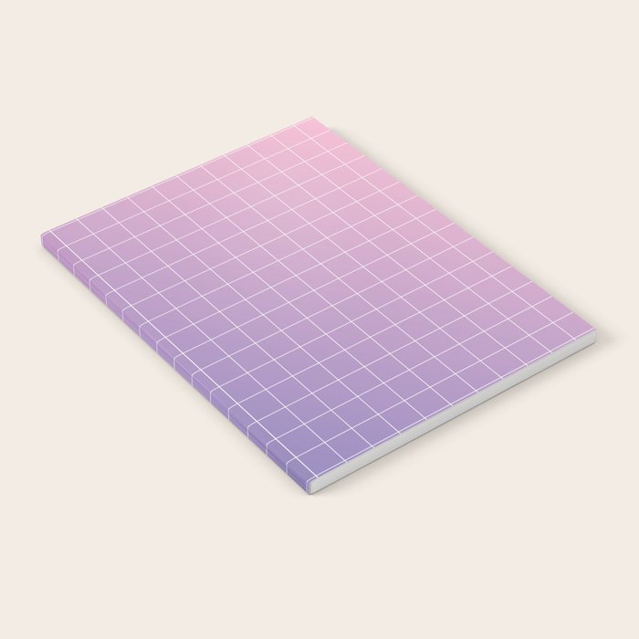purple / pink - grid Notebook Gallery Image 1