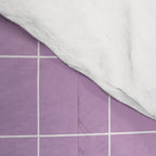 purple / pink - grid Comforter Gallery Image 4