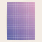 purple / pink - grid Poster Gallery Image 4