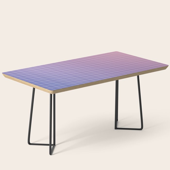 purple / pink - grid Coffee Table Gallery Image 1