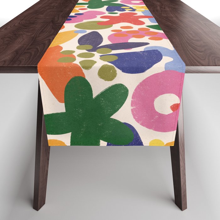 Bright Abstract Pattern #1 Table Runner Gallery Image 1