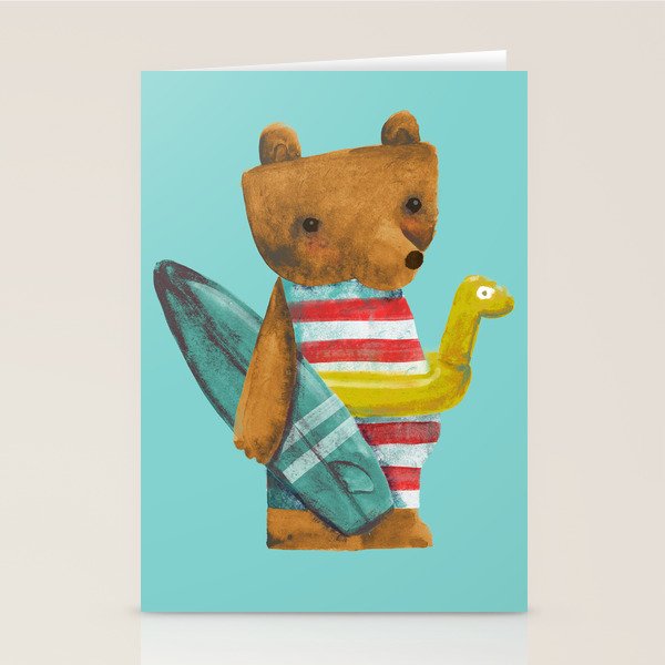 Summer Bear Stationery Card Gallery Image 2