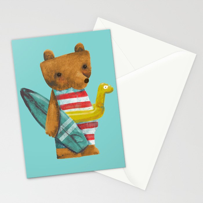 Summer Bear Stationery Card Gallery Image 2