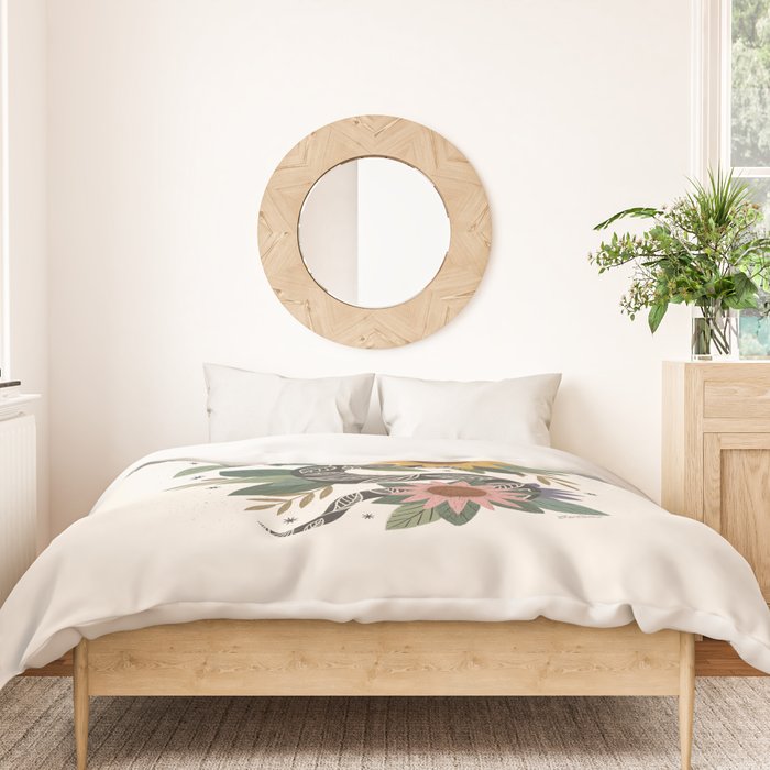 Year of the Snake - 2025 Calendar - Light Duvet Cover Gallery Image 3