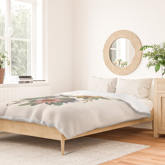 Year of the Snake - 2025 Calendar - Light Duvet Cover Gallery Image 2