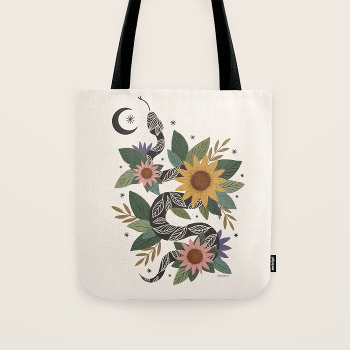  Year of the Snake - 2025 Calendar - Light Tote Bag Gallery Image 1
