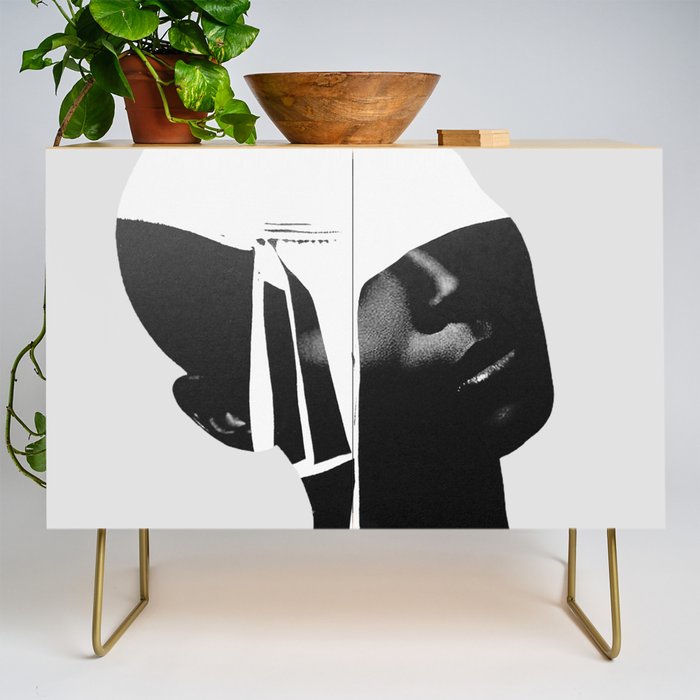 abstract portrait Credenza Gallery Image 1