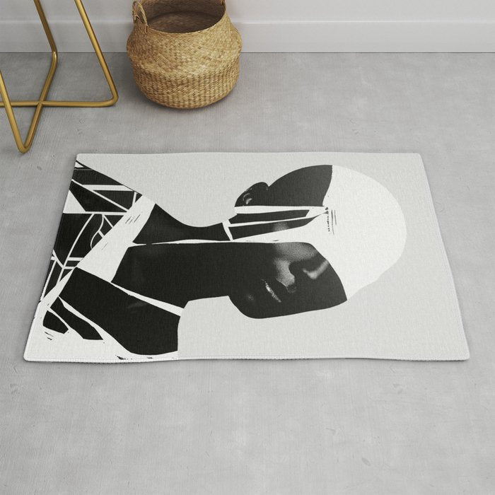 abstract portrait Rug Gallery Image 1