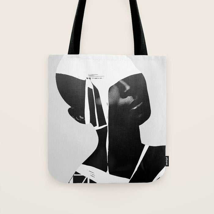 abstract portrait Tote Bag Gallery Image 1