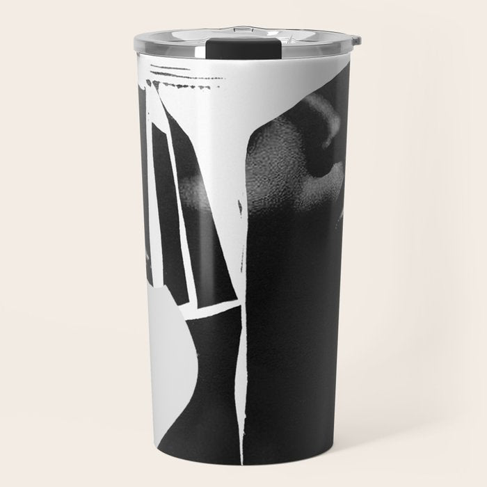 abstract portrait Travel Mug Gallery Image 1