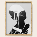 abstract portrait Serving Tray Gallery Image 1