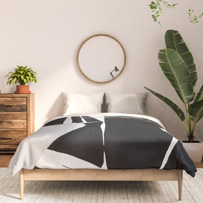 abstract portrait Comforter Gallery Image 3