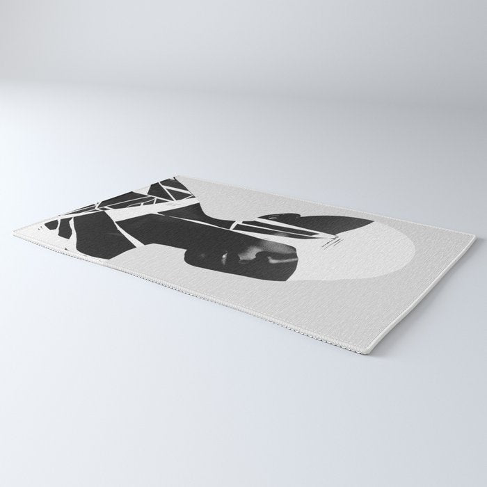 abstract portrait Rug Gallery Image 3