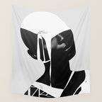 abstract portrait Wall Tapestry Gallery Image 4