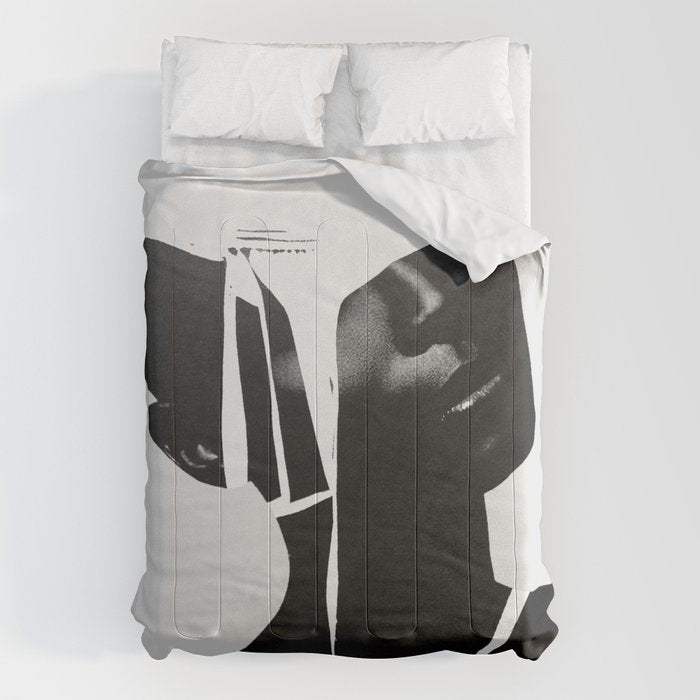 abstract portrait Comforter Gallery Image 6
