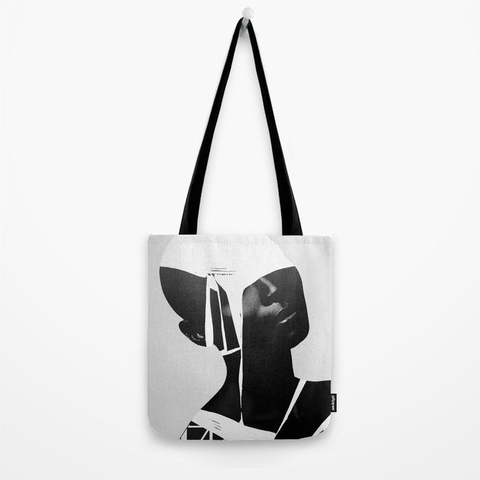 abstract portrait Tote Bag Gallery Image 2