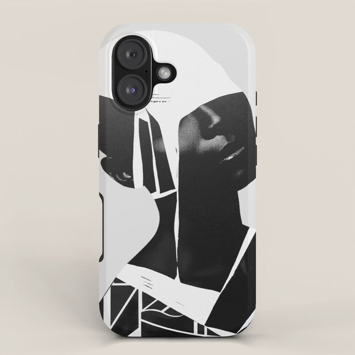 abstract portrait iPhone Case Gallery Image 1