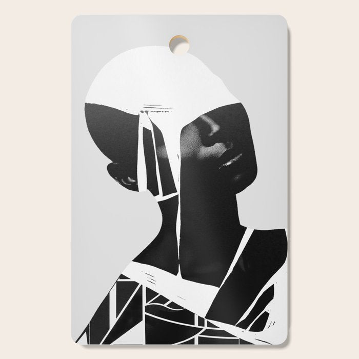 abstract portrait Cutting Board Gallery Image 1