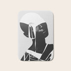 abstract portrait Bath Mat Gallery Image 1