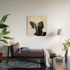 abstract portrait Wood Wall Art Gallery Image 2