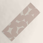 Contemporary Geometric Shapes - Natural Neutral Yoga Mat Gallery Image 1